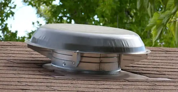 attic fan installation services with low-profile roof ventilation unit in Baton Rouge, LA