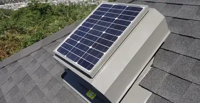attic fan installation services with energy-efficient roof-mounted ventilation system in Baton Rouge, LA