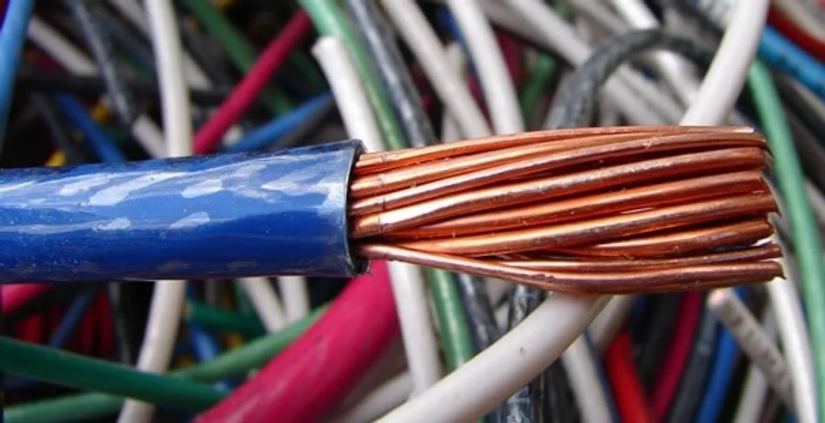 electrical wiring services showing exposed copper conductors and cable preparation in Baton Rouge, LA