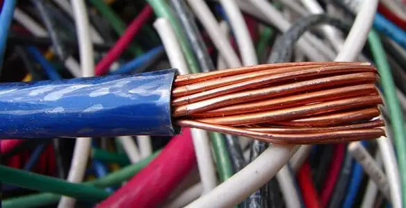 electrical wiring services showing exposed copper conductors and cable preparation in Baton Rouge, LA