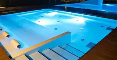 pool light installation and repair services providing modern illuminated pool lighting in Baton Rouge, LA