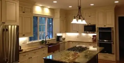 Recessed lighting installation enhancing interior lighting by professional electricians in Baton Rouge, LA