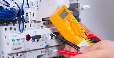 Residential electrician testing home electrical panel for safety and performance in Baton Rouge, LA
