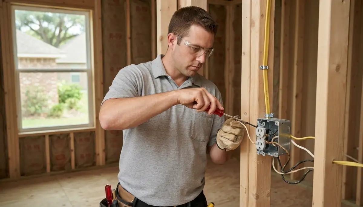 Electrician adding dedicated circuits and rewiring a Prairieville, LA home near Baton Rouge