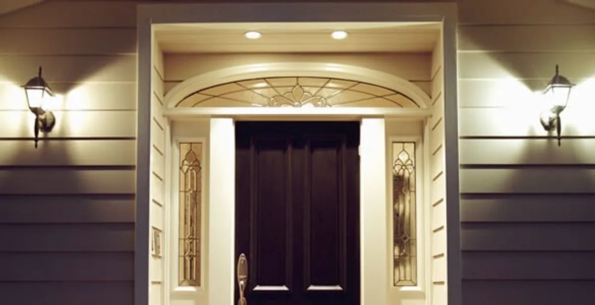 security light installation services with professionally installed entryway lighting in Baton Rouge, LA