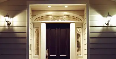 security light installation services with professionally installed entryway lighting in Baton Rouge, LA